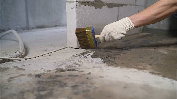 Crawl space vapor barrier installation in Guilford, IN